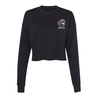 UT Martin - NCAA Equestrian : Logan Putvinski - Women's Cropped Crew Fleece-0