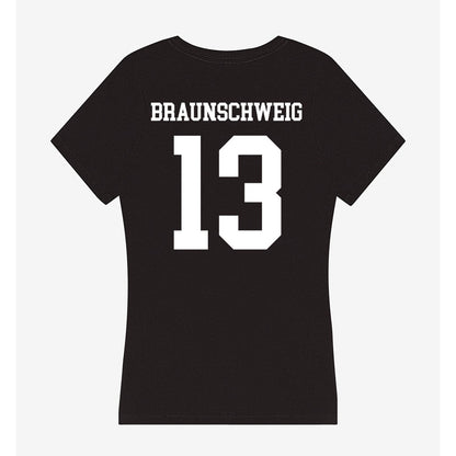 UAB - NCAA Baseball : Logan Braunschweig - Women's V-Neck T-Shirt-1