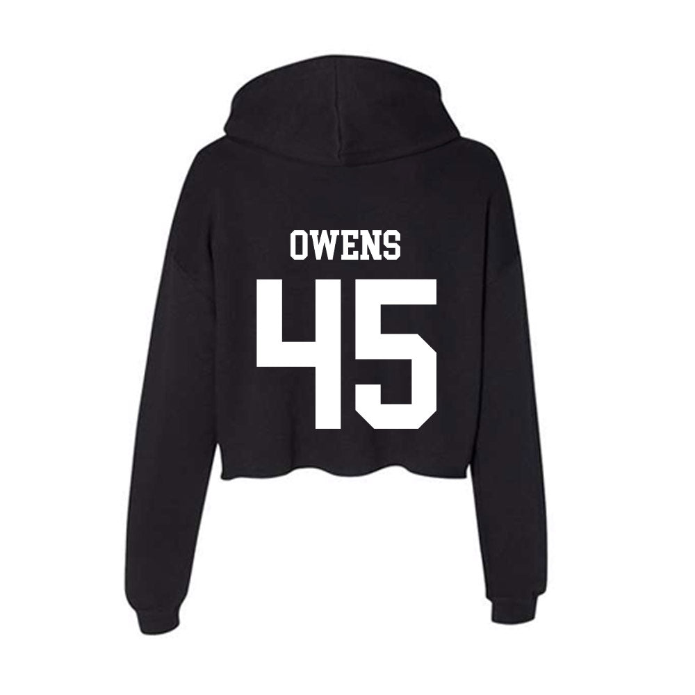 UAB - NCAA Football : Fred Owens - Women's Crop Fleece Hoodie-1