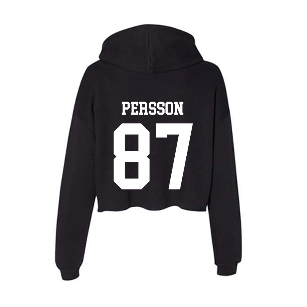 UAB - NCAA Football : Sean Persson - Women's Crop Fleece Hoodie-1