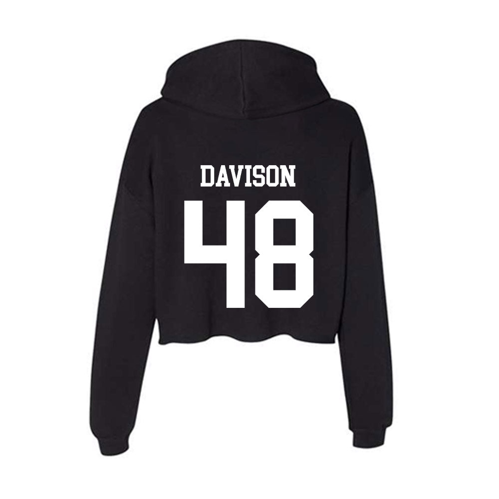 UAB - NCAA Football : Phillip Davison - Women's Crop Fleece Hoodie-1