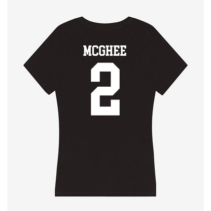 UAB - NCAA Men's Basketball : JaBorri McGhee - Women's V-Neck T-Shirt-1