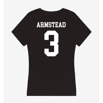 UAB - NCAA Women's Basketball : Journey Armstead - Women's V-Neck T-Shirt-1