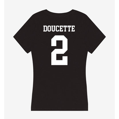 UCSD - NCAA Softball : Alyssa Doucette - Women's V-Neck T-Shirt-1