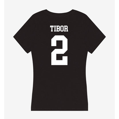 UCSD - NCAA Women's Soccer : Ava Tibor - Women's V-Neck T-Shirt-1