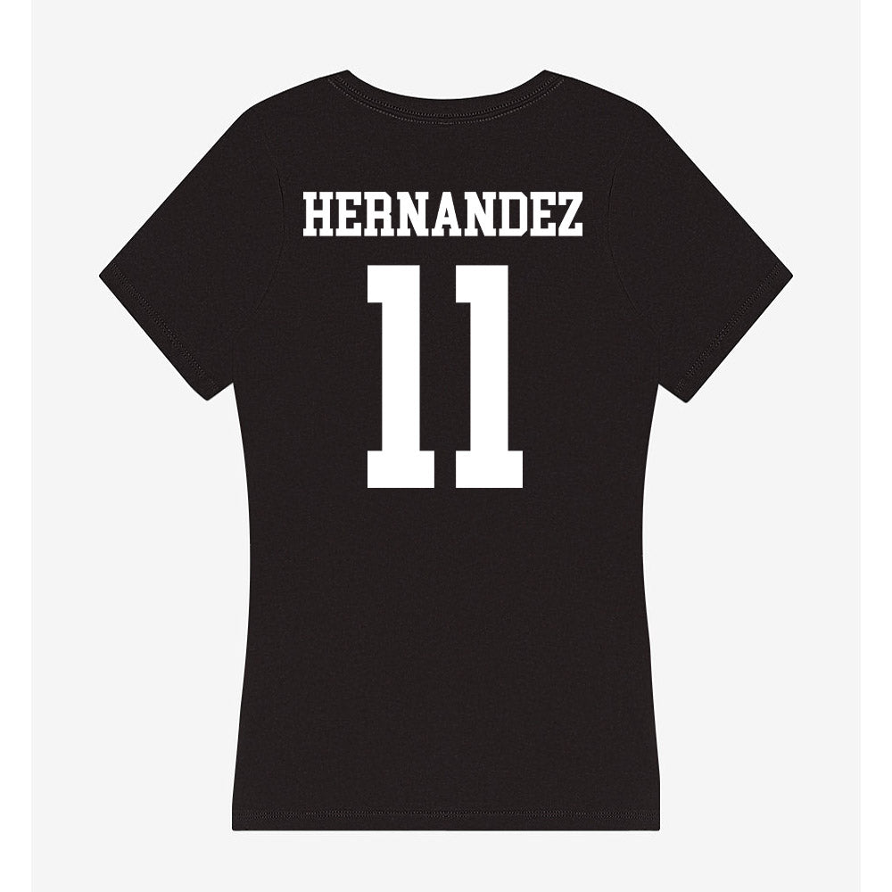UCSD - NCAA Women's Volleyball : Katelyn Hernandez - Women's V-Neck T-Shirt-1