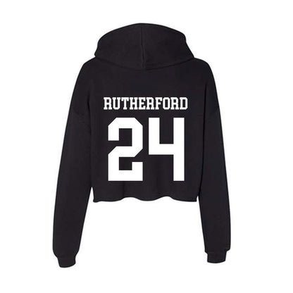 UCSD - NCAA Softball : Zoe Rutherford - Women's Crop Fleece Hoodie-1