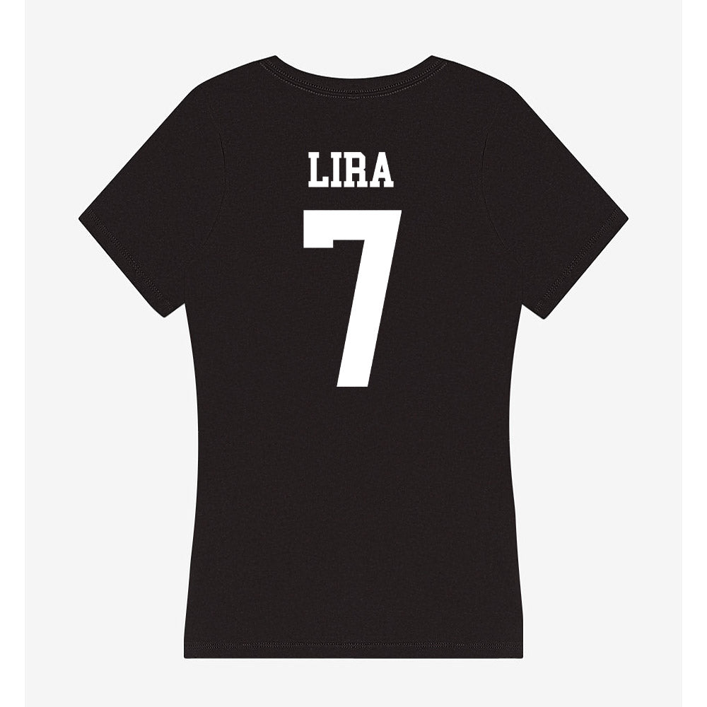 UCSD - NCAA Softball : Auddrey Lira - Women's V-Neck T-Shirt-1