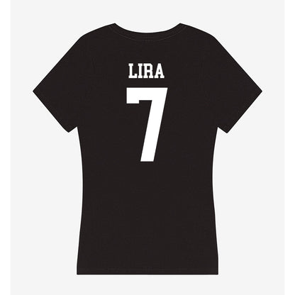 UCSD - NCAA Softball : Auddrey Lira - Women's V-Neck T-Shirt-1
