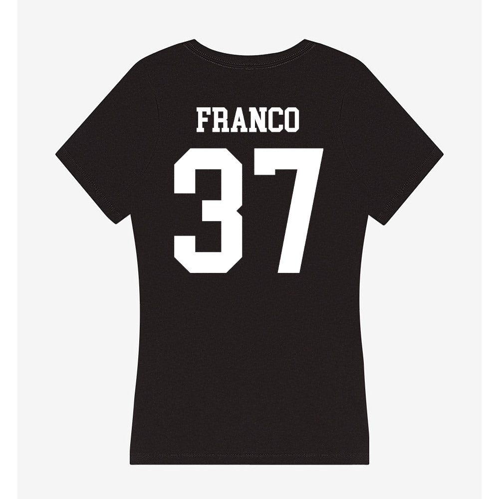 UCSD - NCAA Baseball : Xavier Franco - Women's V-Neck T-Shirt-1