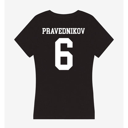 UCSD - NCAA Men's Volleyball : Leo Pravednikov - Women's V-Neck T-Shirt-1