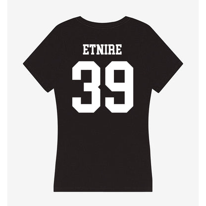 UCSD - NCAA Baseball : Connor Etnire - Women's V-Neck T-Shirt-1
