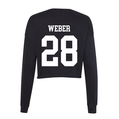 UCSD - NCAA Baseball : Chapman Weber - Women's Cropped Crew Fleece-1