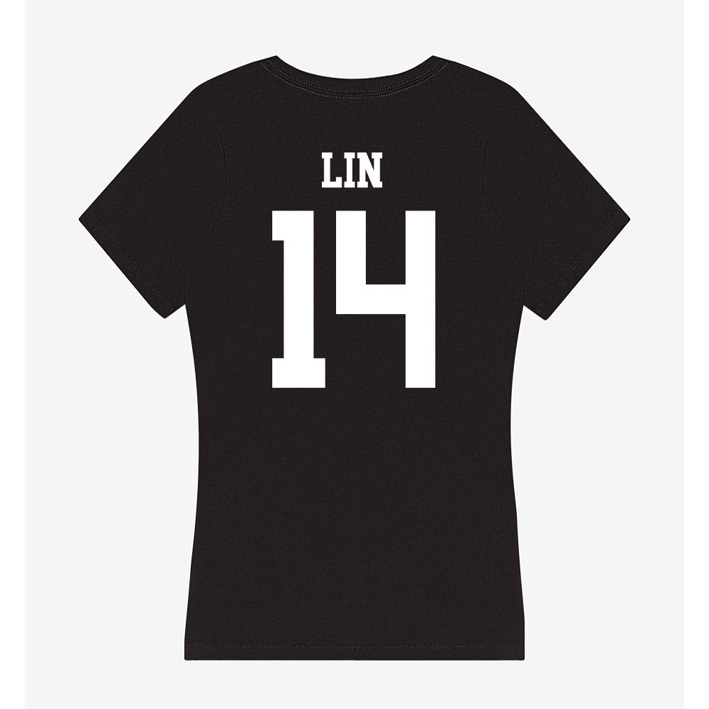 UCSD - NCAA Women's Soccer : Talisa Lin - Women's V-Neck T-Shirt-1