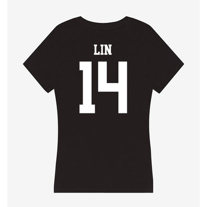 UCSD - NCAA Women's Soccer : Talisa Lin - Women's V-Neck T-Shirt-1