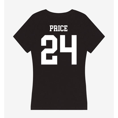 UCSD - NCAA Women's Basketball : Niya Price - Women's V-Neck T-Shirt-1