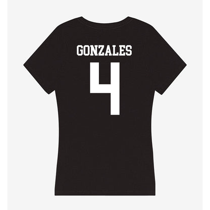 UCSD - NCAA Softball : Alyanna Gonzales - Women's V-Neck T-Shirt-1