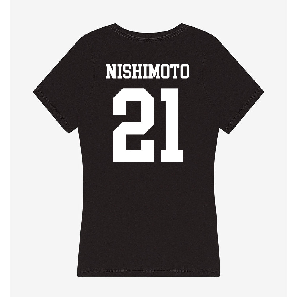 UCSD - NCAA Men's Soccer : Jack Nishimoto - Women's V-Neck T-Shirt-1