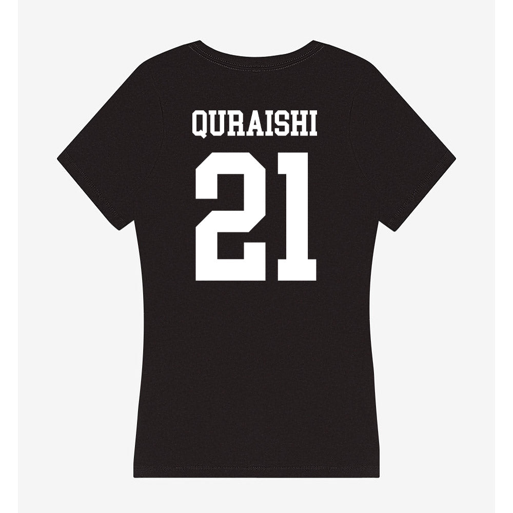 UCSD - NCAA Women's Volleyball : Zahara Quraishi - Women's V-Neck T-Shirt-1