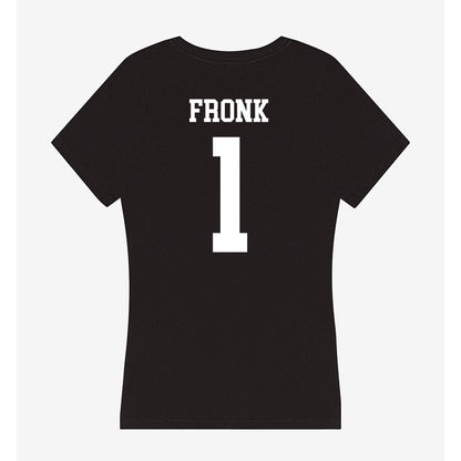 UCSD - NCAA Women's Soccer : Ginny Fronk - Women's V-Neck T-Shirt-1