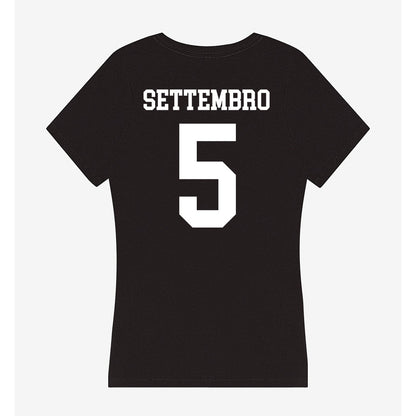 UCSD - NCAA Softball : Bella Settembro - Women's V-Neck T-Shirt-1