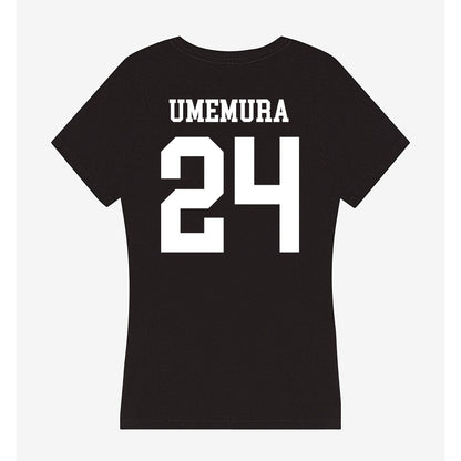 UCSD - NCAA Softball : Emma Umemura - Women's V-Neck T-Shirt-1