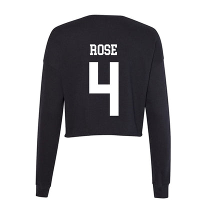 UCSD - NCAA Women's Basketball : Makayla Rose - Women's Cropped Crew Fleece-1