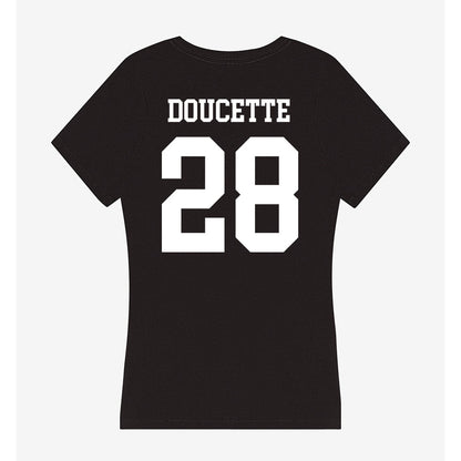 UCSD - NCAA Softball : Alyssa Doucette - Women's V-Neck T-Shirt-1