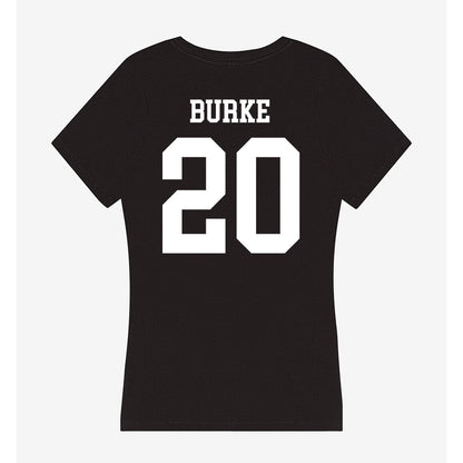 UCSD - NCAA Men's Basketball : Aidan Burke - Women's V-Neck T-Shirt-1