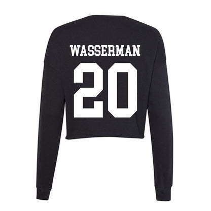 UCSD - NCAA Softball : Zara Wasserman - Women's Cropped Crew Fleece-1