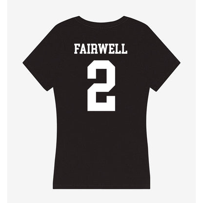 UCSD - NCAA Women's Basketball : Michaela Fairwell - Women's V-Neck T-Shirt-1