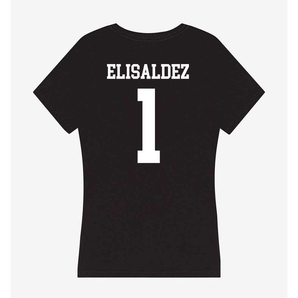 UCSD - NCAA Men's Basketball : Ryder Elisaldez - Women's V-Neck T-Shirt-1