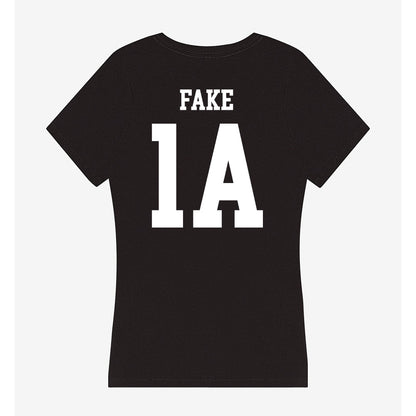 UCSD - NCAA Women's Water Polo : Makana Fake - Women's V-Neck T-Shirt-1