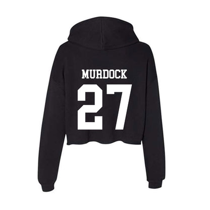 UCSD - NCAA Baseball : Steele Murdock - Women's Crop Fleece Hoodie-1