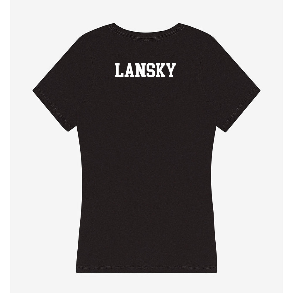 UCSD - NCAA Women's Tennis : Alisa Lansky - Women's V-Neck T-Shirt-1