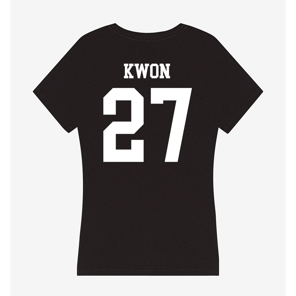 UCSD - NCAA Women's Soccer : Sophia Kwon - Women's V-Neck T-Shirt-1