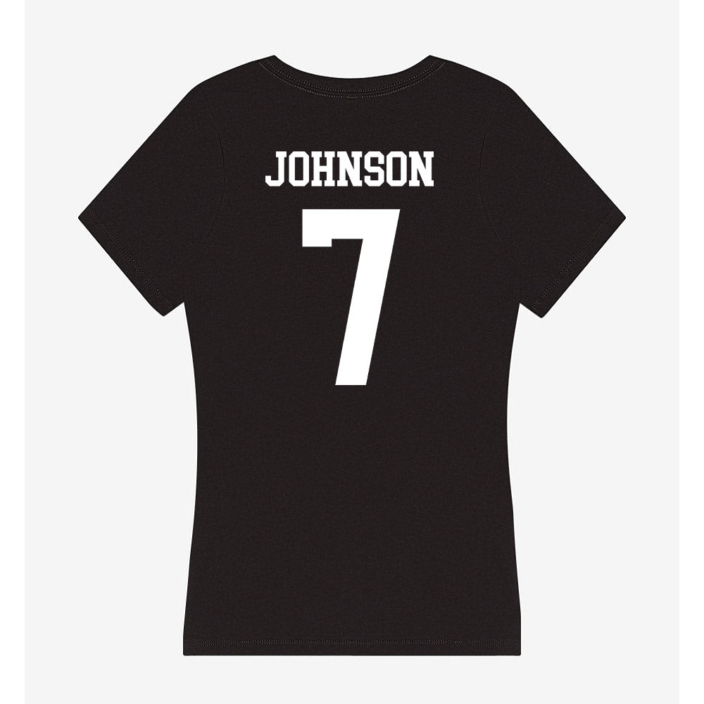 UCSD - NCAA Women's Volleyball : Madison Johnson - Women's V-Neck T-Shirt-1