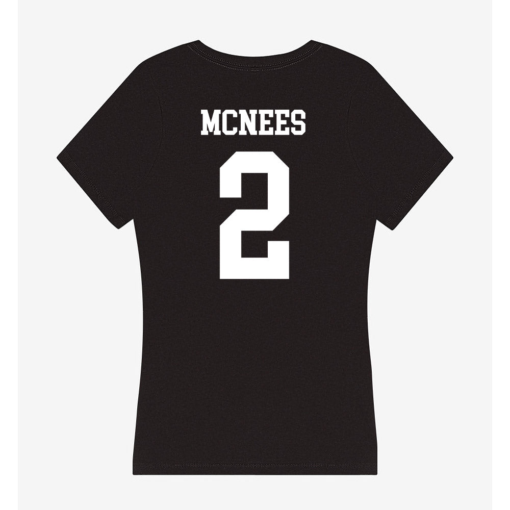 UCSD - NCAA Women's Volleyball : Ireland McNees - Women's V-Neck T-Shirt-1
