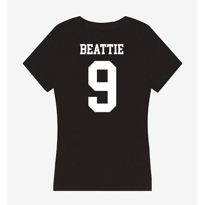 UCSD - NCAA Men's Basketball : Tom Beattie - Women's V-Neck T-Shirt-1