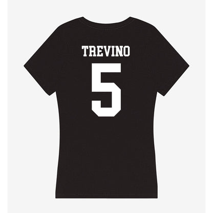 UCSD - NCAA Women's Soccer : Ellie Trevino - Women's V-Neck T-Shirt-1