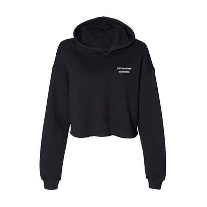 UCSD - NCAA Men's Water Polo : Orlando Mina - Women's Crop Fleece Hooded Sweatshirt-0