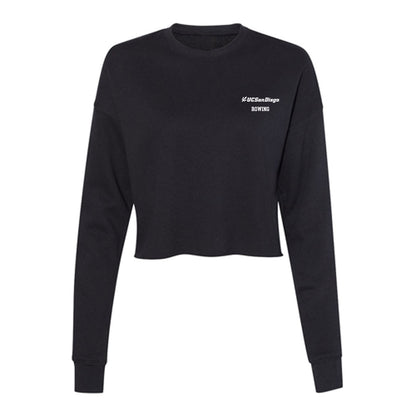 UCSD - NCAA Women's Rowing : Ava Schneider - Women's Cropped Crew Fleece-0