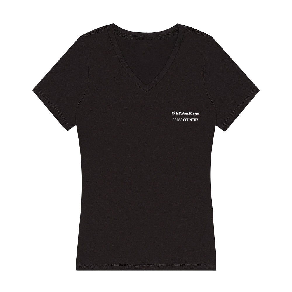 UCSD - NCAA Men's Cross Country : Joseph Vargas - Women's V-Neck T-Shirt-0
