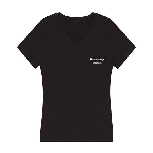 UCSD - NCAA Baseball : Jonathan Tena - Women's V-Neck T-Shirt-0