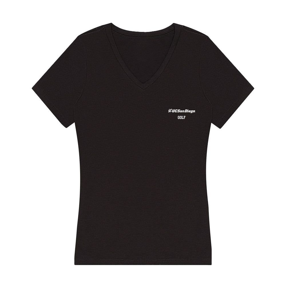 UCSD - NCAA Men's Golf : Nathan Tseng - Women's V-Neck T-Shirt-0