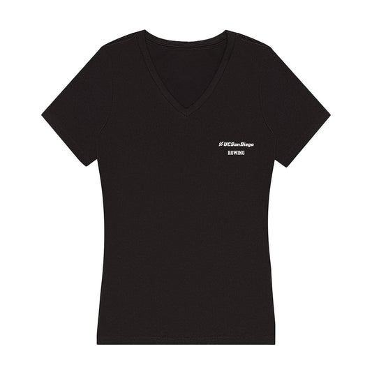 UCSD - NCAA Women's Rowing : Maya Zentner - Women's V-Neck T-Shirt-0