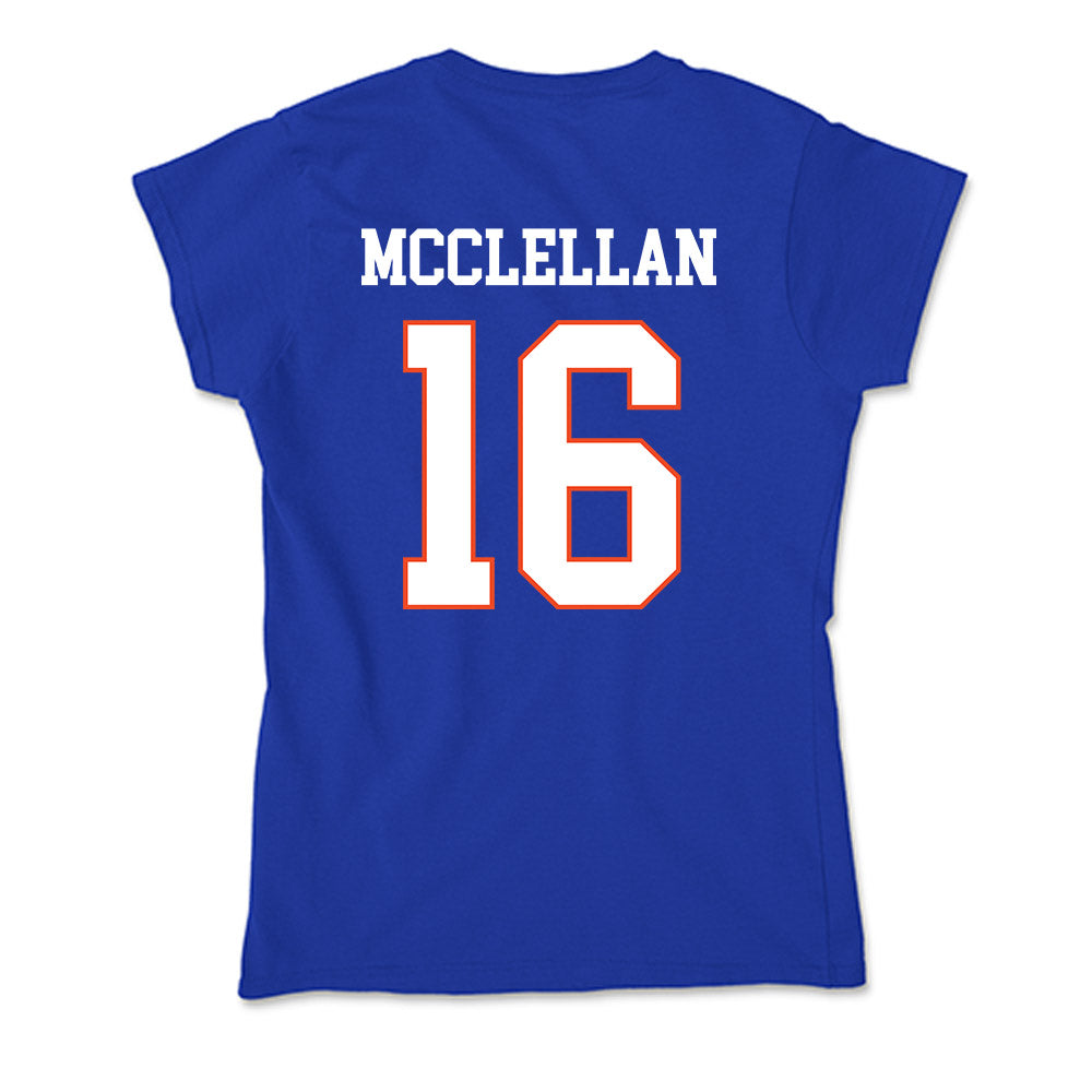 Boise State - NCAA Women's Soccer : Sierra McClellan - Soft Style Women’s T-Shirt-1