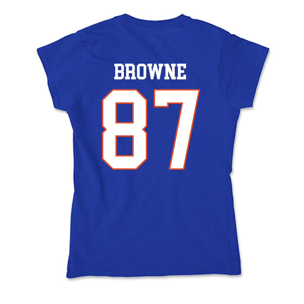 Boise State - NCAA Football : Keawe Browne - Soft Style Women’s T-Shirt-1