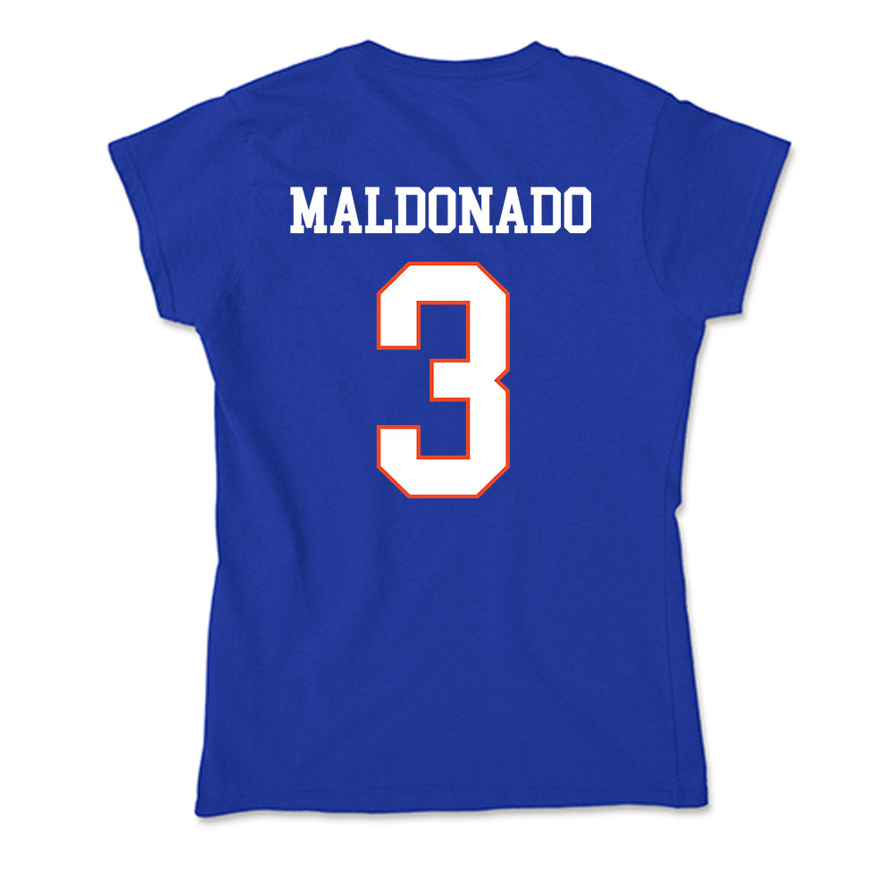 Boise State - NCAA Women's Basketball : Morgan Maldonado - Soft Style Women’s T-Shirt-1