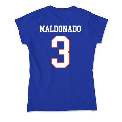 Boise State - NCAA Women's Basketball : Morgan Maldonado - Soft Style Women’s T-Shirt-1